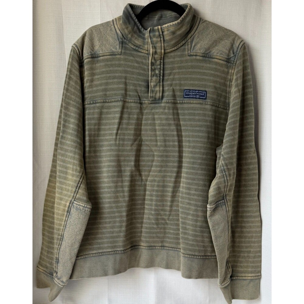 Vineyard Vines Men's Garment-Washed 1/4 Snap Pullover – NWT